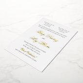 ベトナムフォイル招待状バイリンガル 箔招待状 (回転した状態)