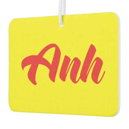 ベトナムブラザー – Anh ～ế Ting Vitệ言語 カーエアーフレッシュナー (左)