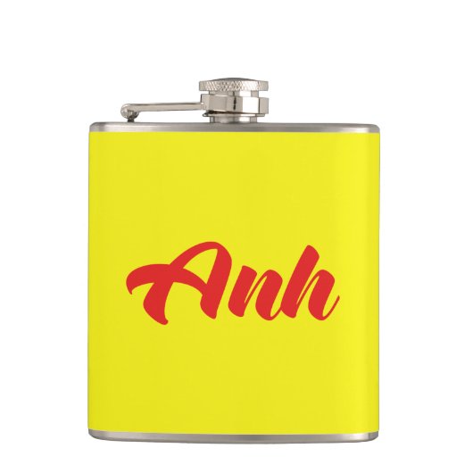 ベトナムブラザー – Anh ～ế Ting Vitệ言語 フラスク (正面)