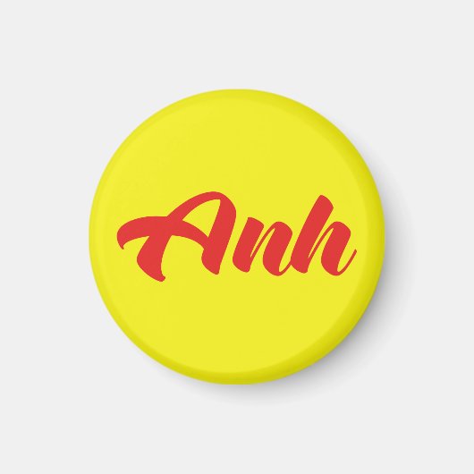 ベトナムブラザー – Anh ~ế Ting Vitệ言語 マグネット (正面)