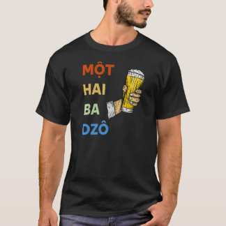 ベトナムベトナムMot Hai Ba Dzo One Two Thr Tシャツ