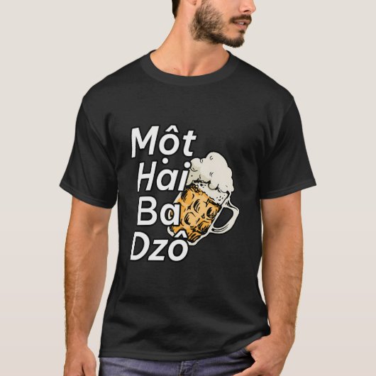 ベトナムベトナムMot Hai Ba Dzo One Two Thr Tシャツ (正面)