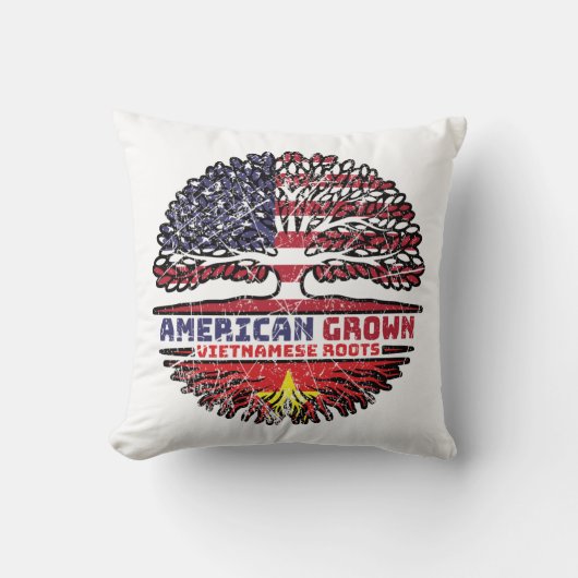 ベトナムベトナムUSアメリカ合衆国統一された州 クッション (正面)