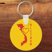 ベトナムマップキーチェーン キーホルダー (正面)