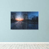 ベトナムメモリアルでの日の出 キャンバスプリント (インサイチュ (ウッドフロア))