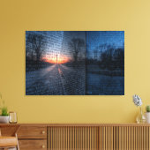 ベトナムメモリアルでの日の出 キャンバスプリント (インサイチュ (リビング))