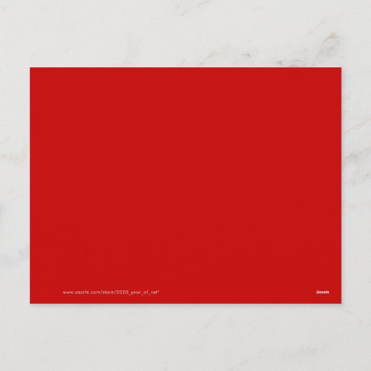 ベトナムモダンのHPCでCute Tiger Year Greeting シーズンポストカード (裏面)