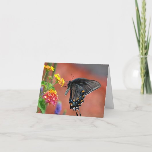 ベトナムランタナすべての行事ノテカード サンキューカード (正面)