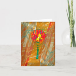 ベトナムランタン折り畳みサンキューカード サンキューカード