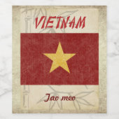 ベトナムワインラベル ワインラベル (シングルラベル)