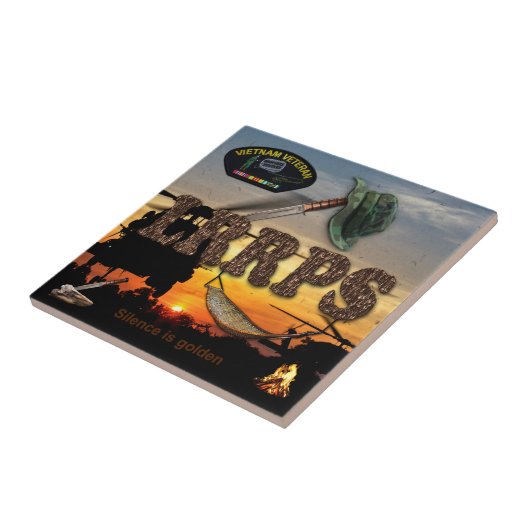 ベトナムヴェッツLRPS macv sog lrrp タイル (側面)