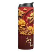 ベトナム中国のウッドドラゴン年2024 TT タンブラー (回転左)