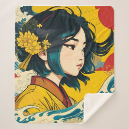 ベトナム人女性フル開花 シェルパブランケット