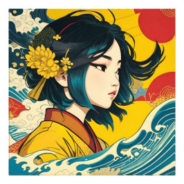 ベトナム人女性フル開花 フォトプリント           