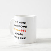 ベトナム人女性素晴らし、 コーヒーマグカップ (正面左)