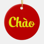 ベトナム人/タイếンệ セラミックオーナメント (正面)