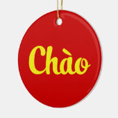 ベトナム人/タイếンệ セラミックオーナメント (左)