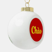 ベトナム人/タイếンệ セラミックボールオーナメント (左)