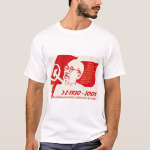 ベトナム共産パーティー75周年プロパガンダ Tシャツ