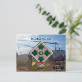 ベトナム南部戦争ベット第4歩兵連盟 ポストカード (スタンド正面)