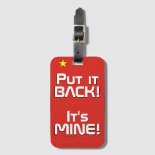 ベトナム国おもしろい旗 ラゲッジタグ