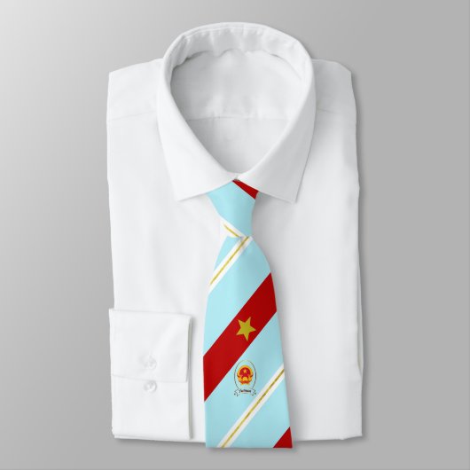 ベトナム国旗のコートの腕のネックタイ ネクタイ (タイ)