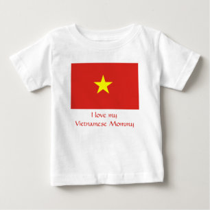 ベトナム国旗の星 ベビーTシャツ