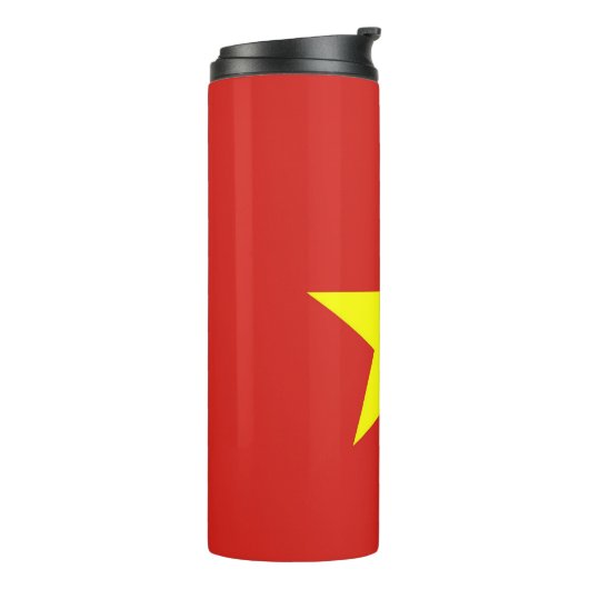 ベトナム国旗を持つサーマルタンブラー タンブラー (回転左)