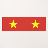 ベトナム国旗を持つ愛国的なヨガマット ヨガマット (正面(横))