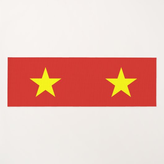 ベトナム国旗を持つ愛国的なヨガマット ヨガマット (正面(横))
