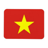 ベトナム国旗を持つ愛国的な柔軟な磁石 マグネット (横)