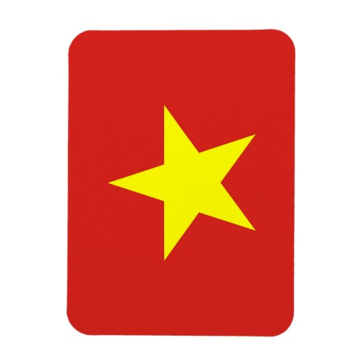 ベトナム国旗を持つ愛国的な柔軟な磁石 マグネット (縦)