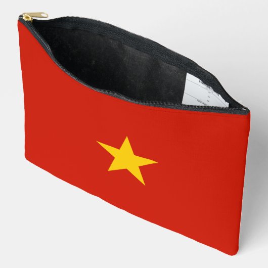 ベトナム国旗 アクセサリーポーチ (見開き)
