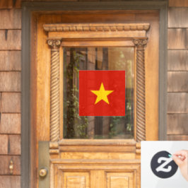ベトナム国旗 ウィンドウサイン