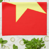ベトナム国旗 キッチンタオル (折り畳み)