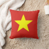 ベトナム国旗 クッション (ブランケット)