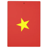 ベトナム国旗 クリップボード (裏面)