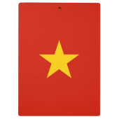 ベトナム国旗 クリップボード (裏面)