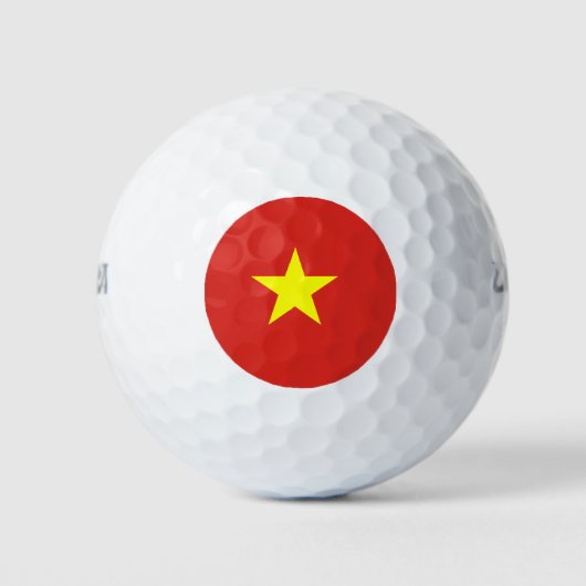 ベトナム国旗 ゴルフボール (正面)