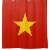 ベトナム国旗 シャワーカーテン (正面)