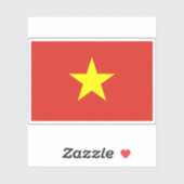 ベトナム国旗 シール (シート)