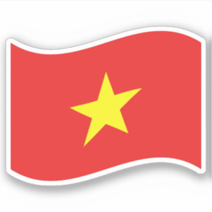 ベトナム国旗 シール