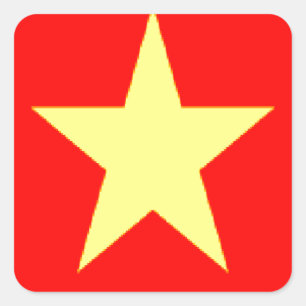ベトナム国旗 スクエアシール
