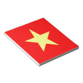ベトナム国旗 ノートパッド (アングル)