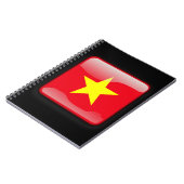 ベトナム国旗 ノートブック (左側)