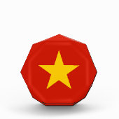 ベトナム国旗 フォトブロック (正面)