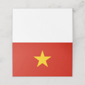 ベトナム国旗 プレイスカード (外部開封)