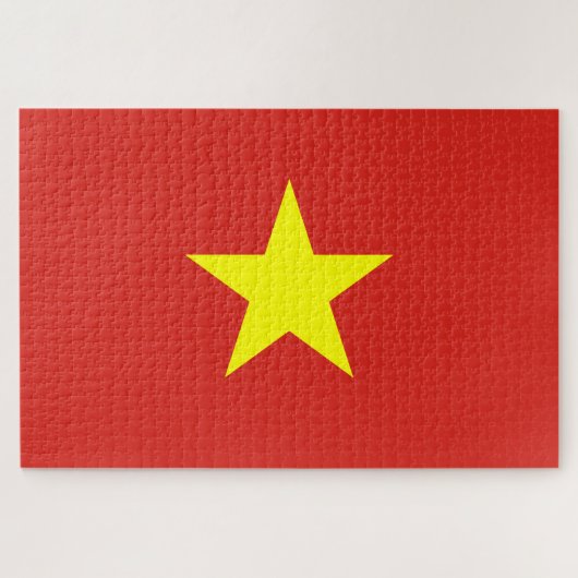 ベトナム国旗（ベトナム） ジグソーパズル (横)
