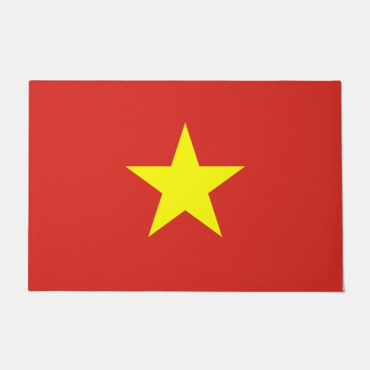 ベトナム国旗（ベトナム） ドアマット (正面)
