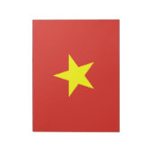 ベトナム国旗(ベトナム) ノートパッド (回転)